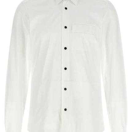 Kiton White Cotton Blouse