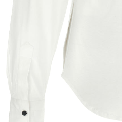 Kiton White Cotton Blouse
