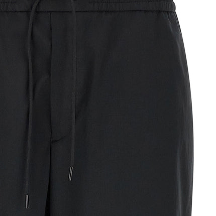 Moncler Black Polyester Joggers (Workout Pants)