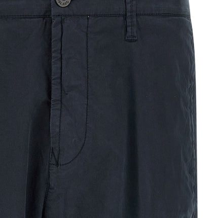 Stone Island Blue Cotton Cargo Pants