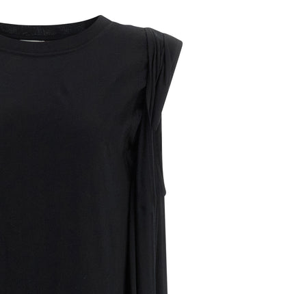 Dries Van Noten Black Cotton Long Dress