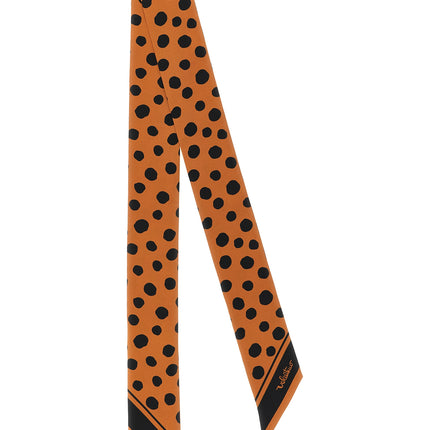 Valentino Garavani Brown Silk Foulard