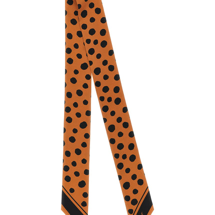 Valentino Garavani Brown Silk Foulard