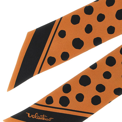 Valentino Garavani Brown Silk Foulard