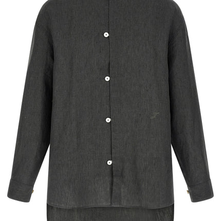 Jacquemus Gray Linen Blouse