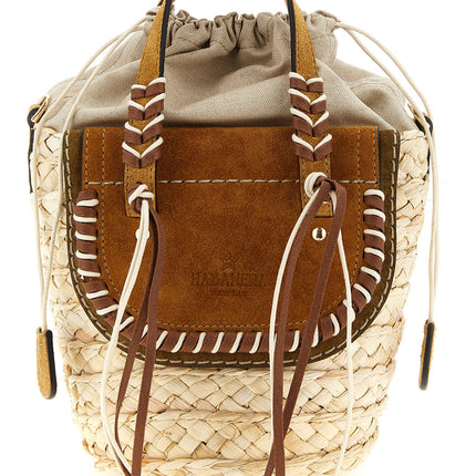 CUBA LAB Beige Pantograph Handbag