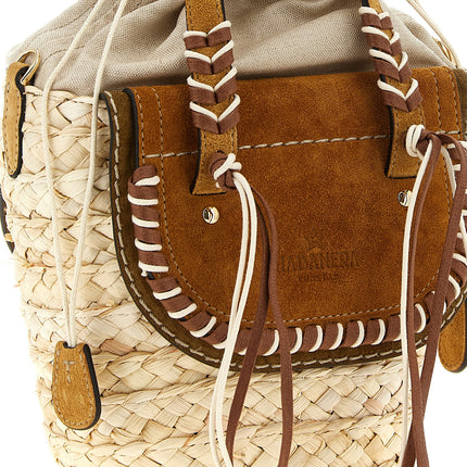 CUBA LAB Beige Pantograph Handbag