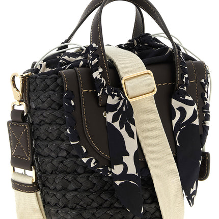 CUBA LAB Black Pantograph Handbag