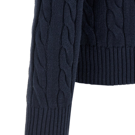Polo Ralph Lauren Blue Cotton Cardigan