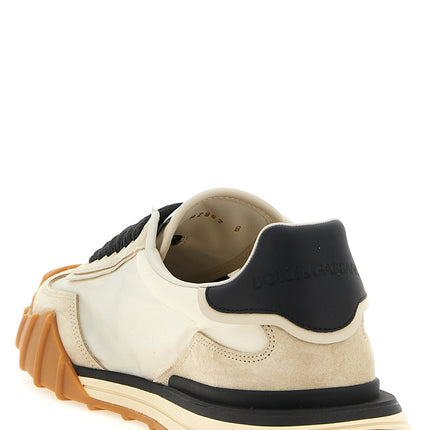 Dolce & Gabbana Black Calfskin Athletic Sneakers