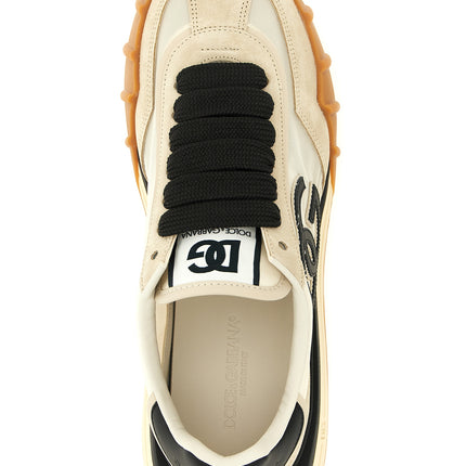 Dolce & Gabbana Black Calfskin Athletic Sneakers