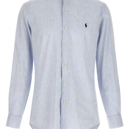 Polo Ralph Lauren Blue Linen Blouse