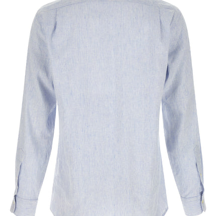 Polo Ralph Lauren Blue Linen Blouse