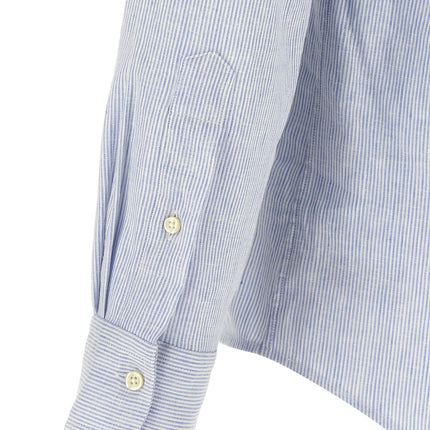 Polo Ralph Lauren Blue Linen Blouse