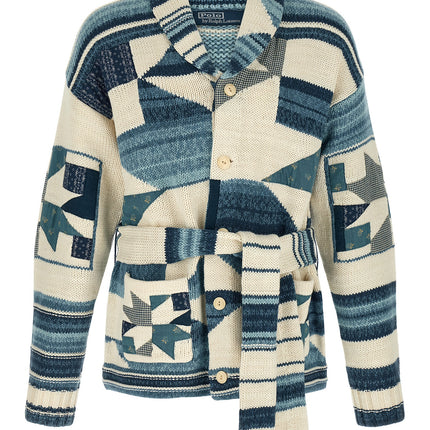 Polo Ralph Lauren Blue Cotton Cardigan