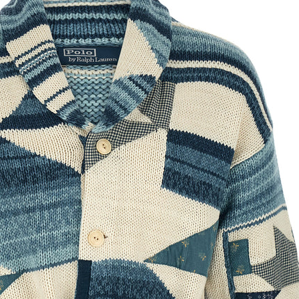 Polo Ralph Lauren Blue Cotton Cardigan
