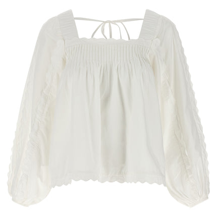 FARM RIO White Cotton Blouse