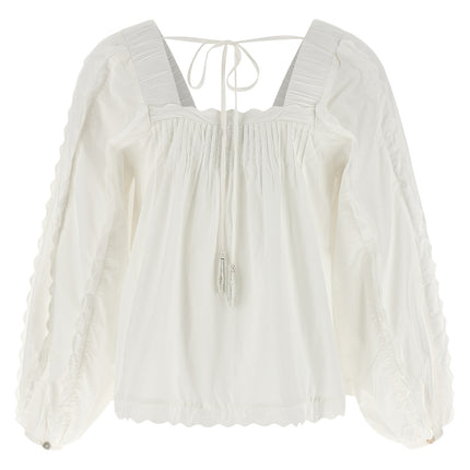 FARM RIO White Cotton Blouse