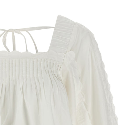 FARM RIO White Cotton Blouse