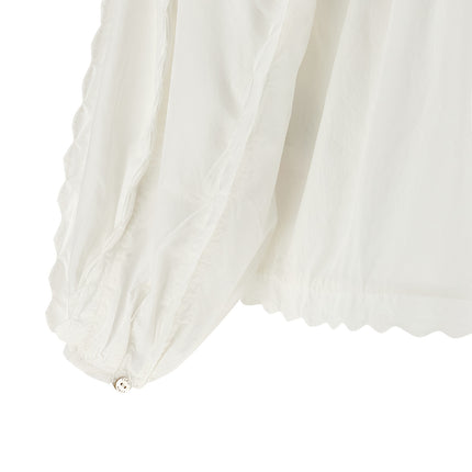 FARM RIO White Cotton Blouse