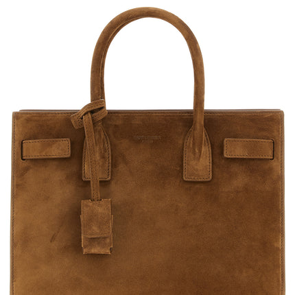 Saint Laurent Brown Calfskin Handbag