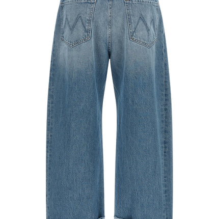Mother Denim Blue Cotton Cropped Jeans