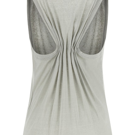 Victoria Beckham Gray Cotton Tank Tops