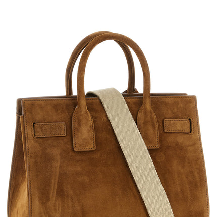 Saint Laurent Brown Calfskin Handbag