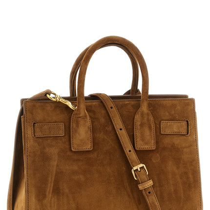 Saint Laurent Brown Calfskin Handbag