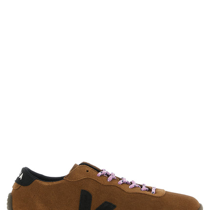 Veja Brown Calfskin Low Top Sneakers