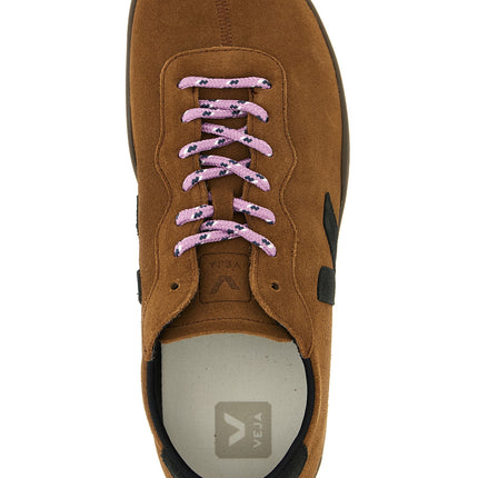 Veja Brown Calfskin Low Top Sneakers