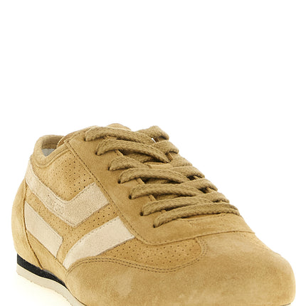 Tom Ford Beige Calfskin Sneakers