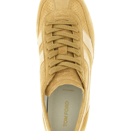 Tom Ford Beige Calfskin Sneakers