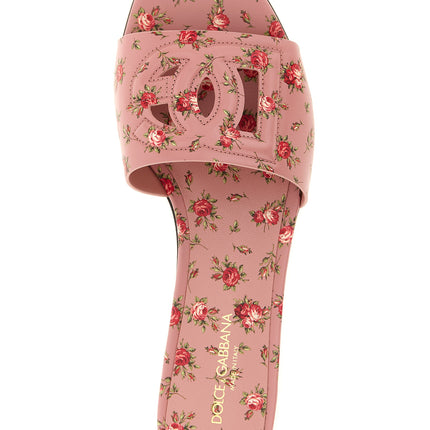Dolce & Gabbana Multicolor Calfskin Slides