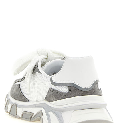 Dolce & Gabbana Gray Polyester Athletic Sneakers