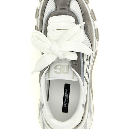 Dolce & Gabbana Gray Polyester Athletic Sneakers