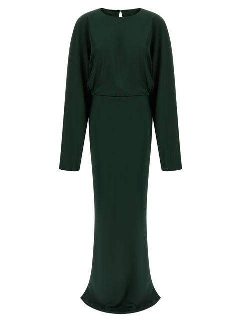 Norma Kamali Bicolor Polyester Long Dress