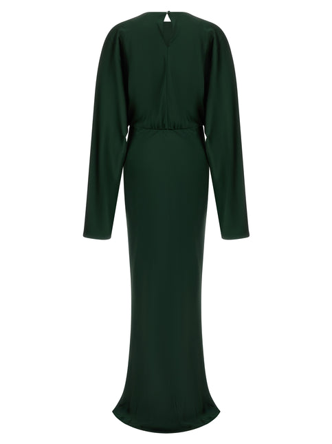 Norma Kamali Bicolor Polyester Long Dress