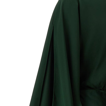 Norma Kamali Bicolor Polyester Long Dress