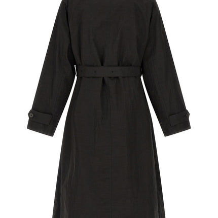 SSSTEIN Black Polyester Coat