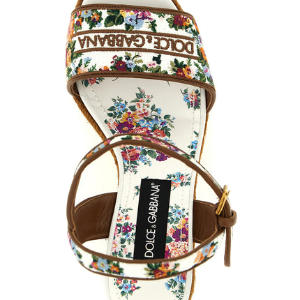 Dolce & Gabbana Multicolor Polyamide Wedge Sandals