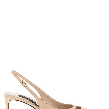 Dolce & Gabbana Multicolor Lamb Leather Mid Heel Pumps