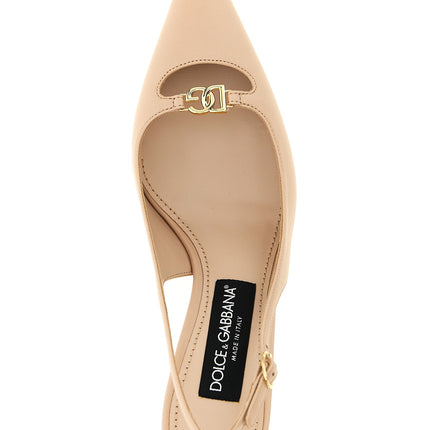 Dolce & Gabbana Multicolor Lamb Leather Mid Heel Pumps