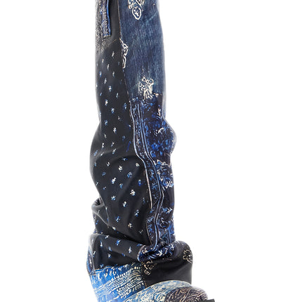 R13 Blue Leather Chelsea Boots