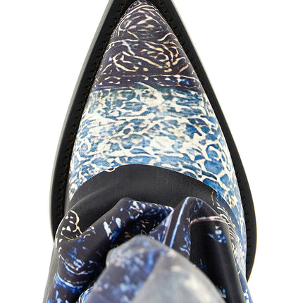R13 Blue Leather Chelsea Boots