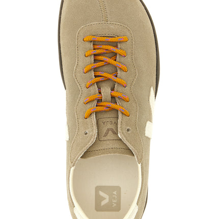 Veja Gray Calfskin Sneakers