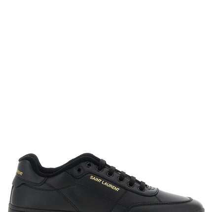Saint Laurent Black Calfskin Low Top Sneakers