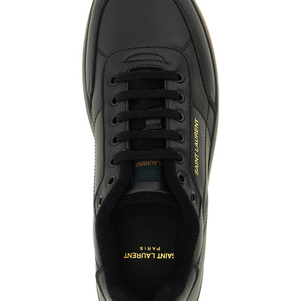 Saint Laurent Black Calfskin Low Top Sneakers