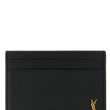 Saint Laurent Black Calfskin Cardholder