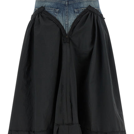 Maison Margiela Multicolor Polyester Midi Skirt Maison Margiela